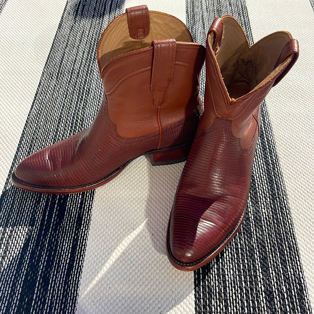Tecovas lizard boots -9B
